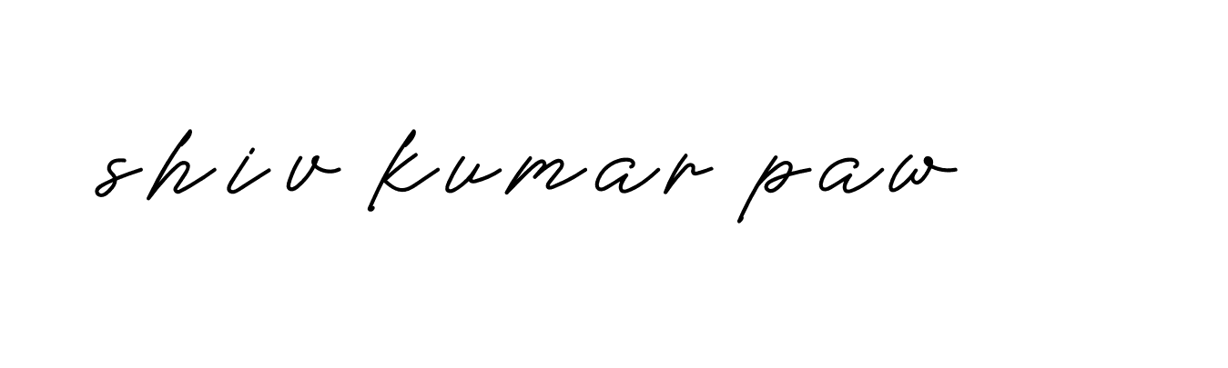 Signature of shiv-kumar-paw