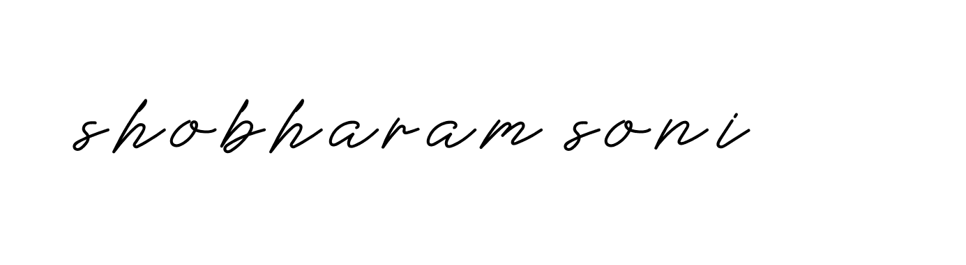 Signature of shobharam-soni