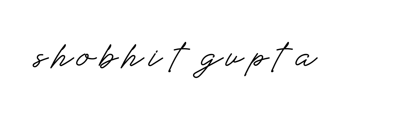 Signature of shobhit-gupta