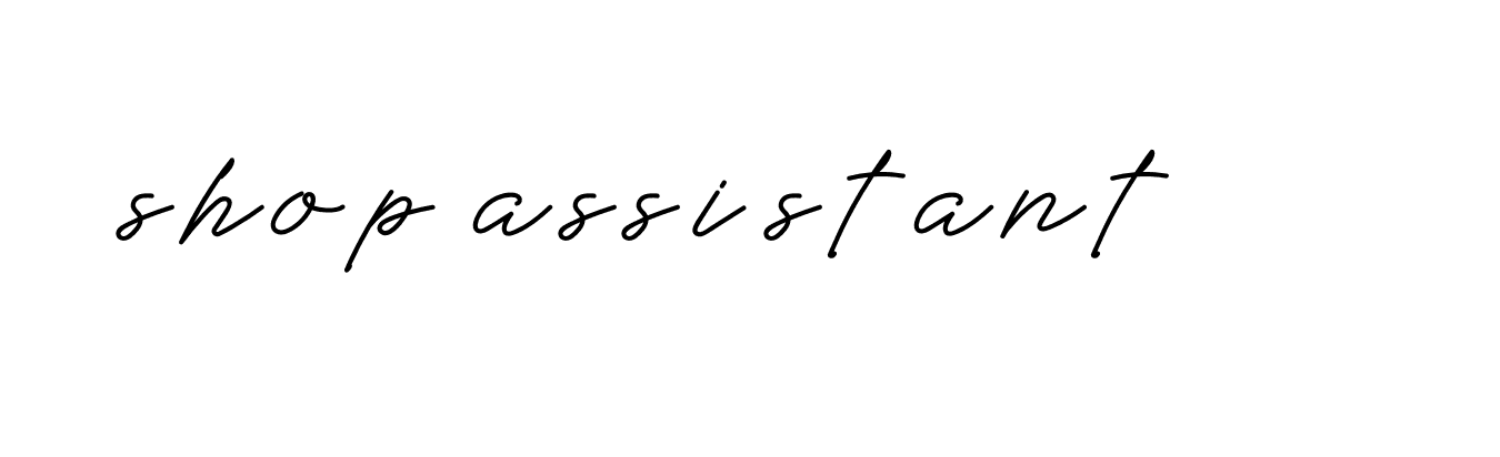 Signature of shop-assistant