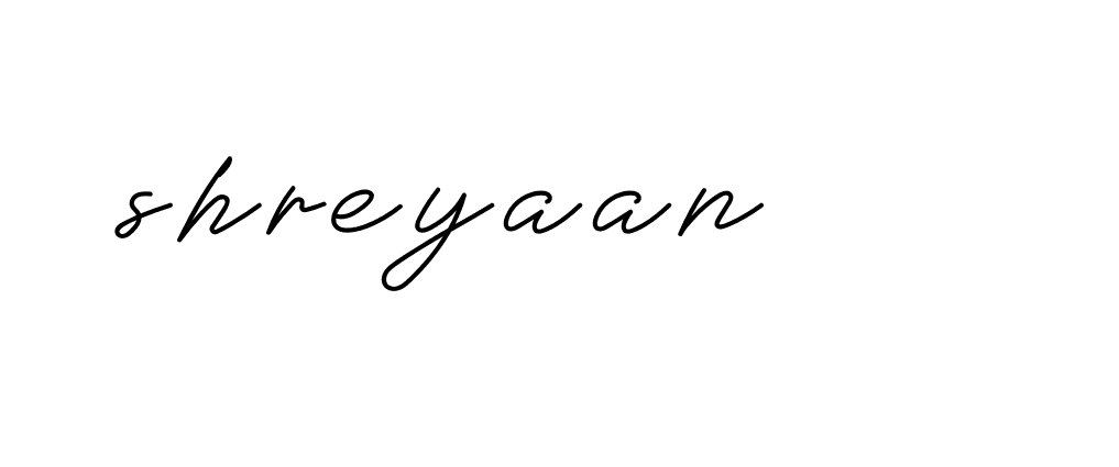 Signature of shreyaan-