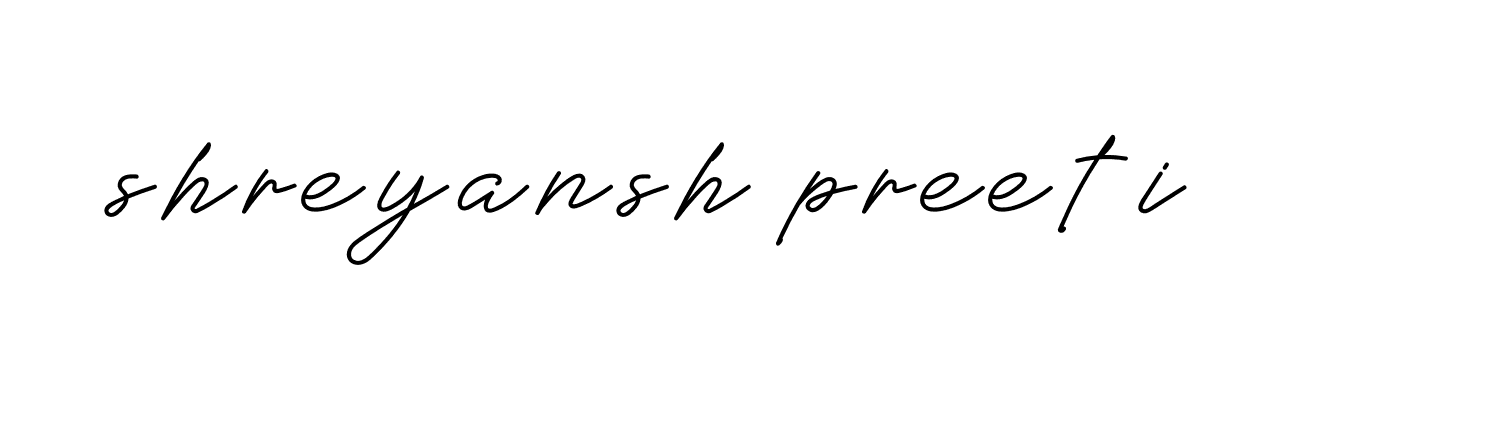 Signature of shreyansh-preeti