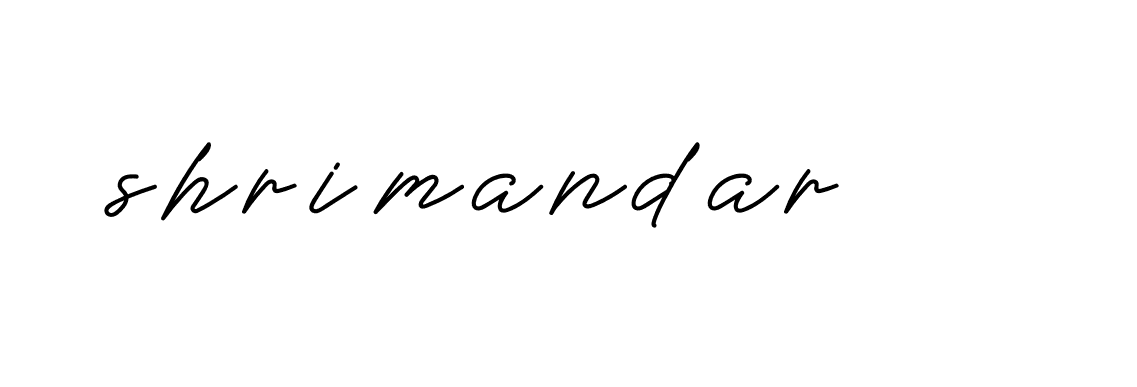 Signature of shrimandar