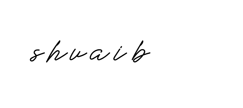 Signature of shuaib-