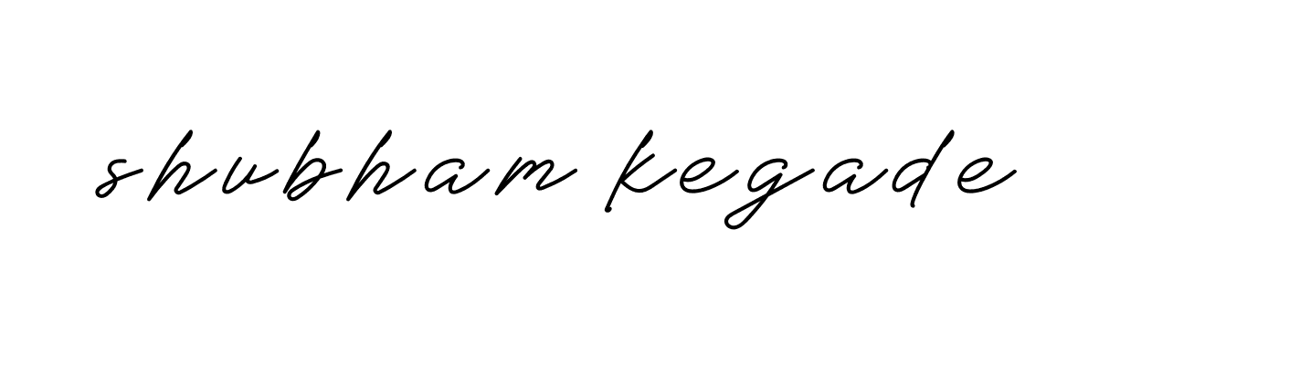 Signature of shubham-kegade