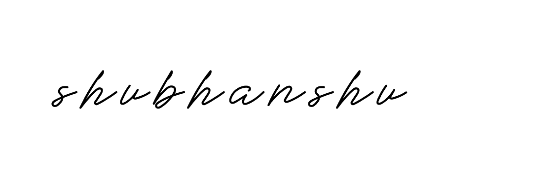 Signature of shubhanshu