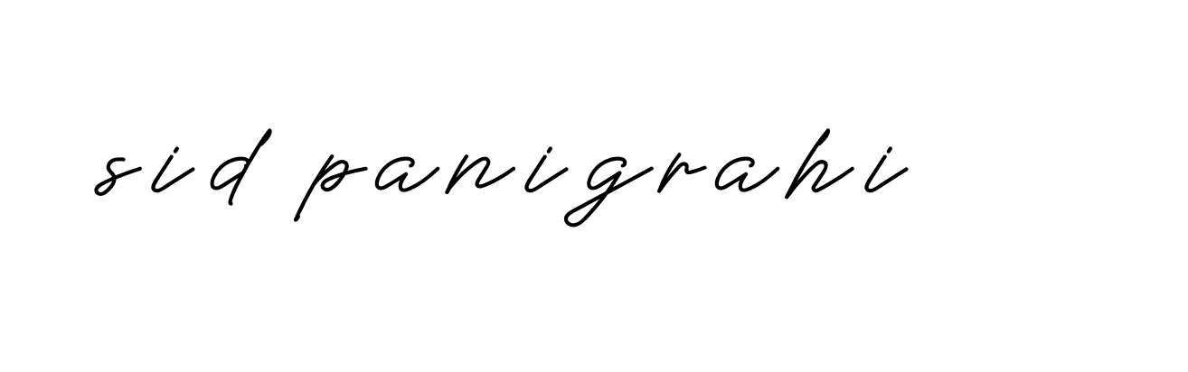 Signature of sid-panigrahi