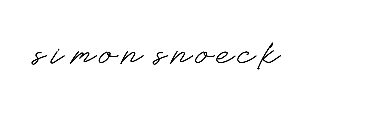 Signature of simon-snoeck