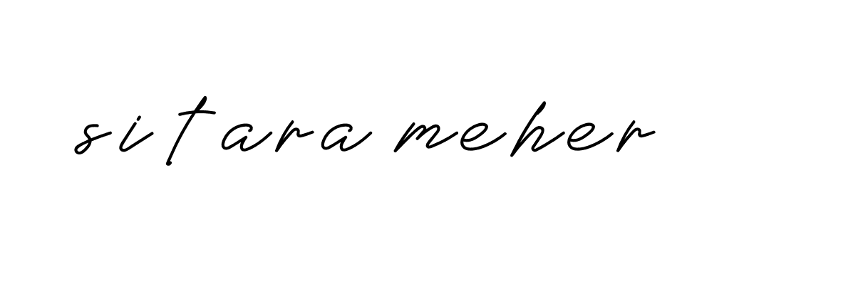 Signature of sitara-meher