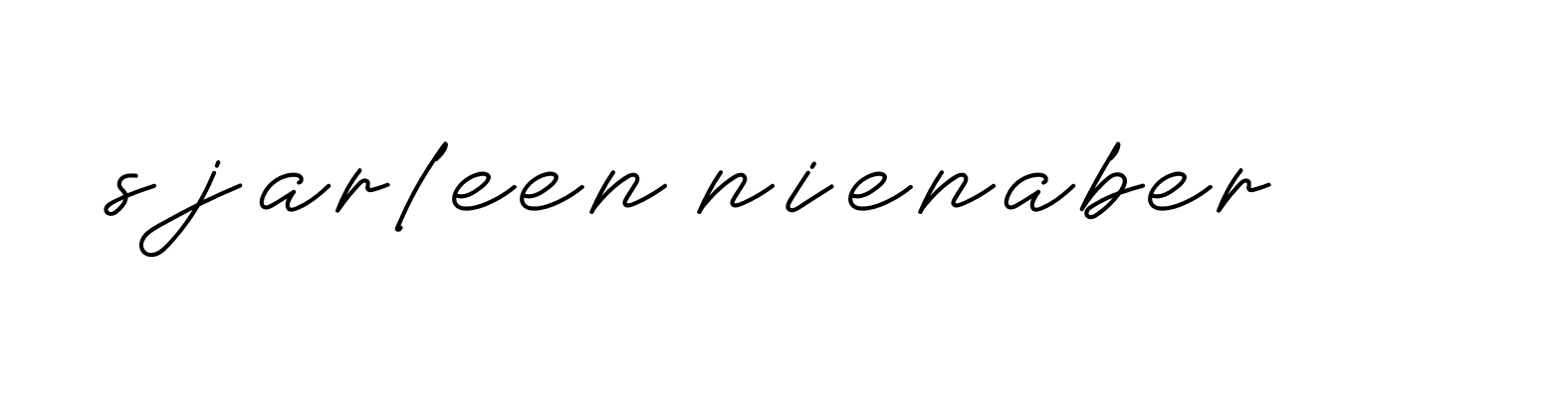 Signature of sjarleen-nienaber