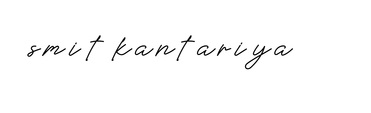 Signature of smit-kantariya