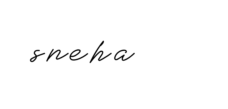 Signature of sneha-