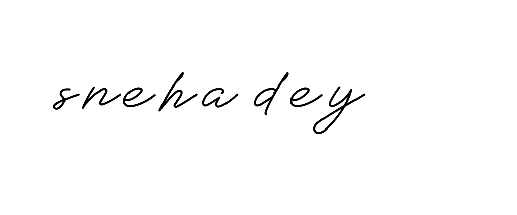 Signature of sneha-dey