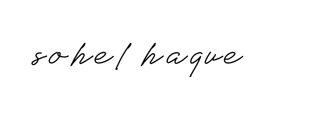 Signature of sohel-haque