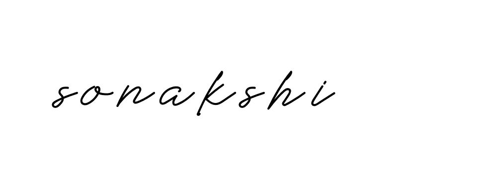 Signature of sonakshi