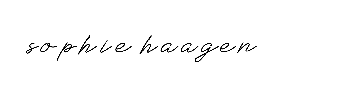 Signature of sophie-haagen-