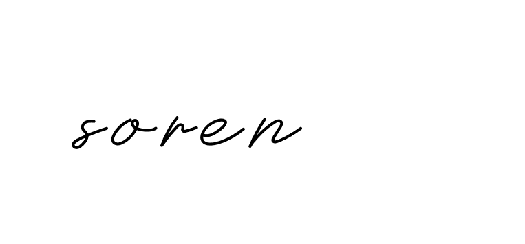 Signature of soren-