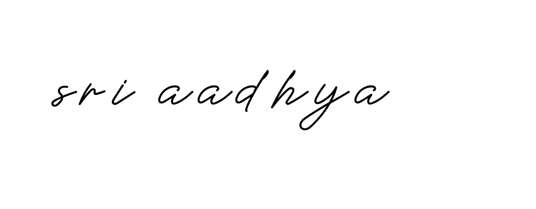 Signature of sri-aadhya