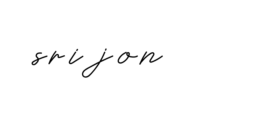 Signature of srijon