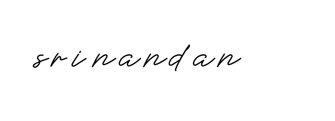 Signature of srinandan