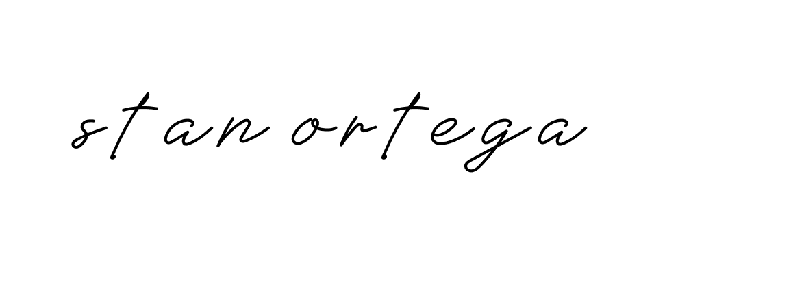 Signature of stan-ortega