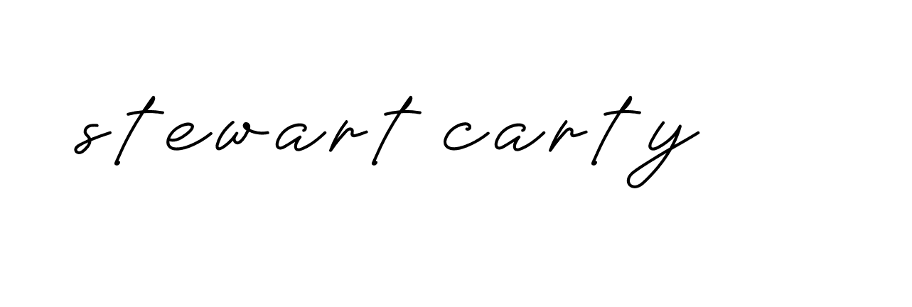 Signature of stewart-carty