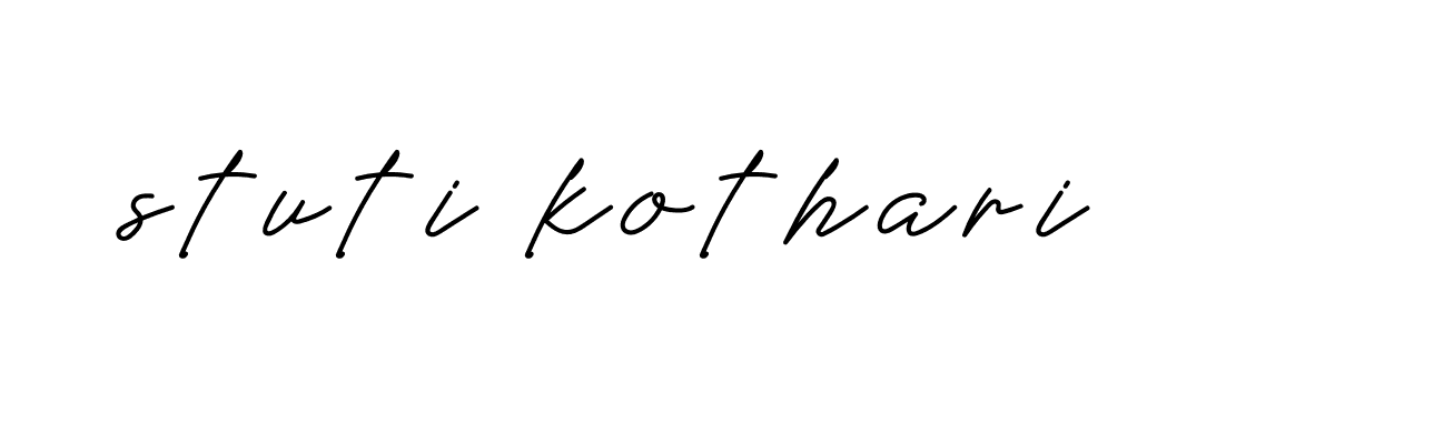 Signature of stuti-kothari