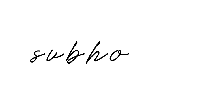 Signature of subho