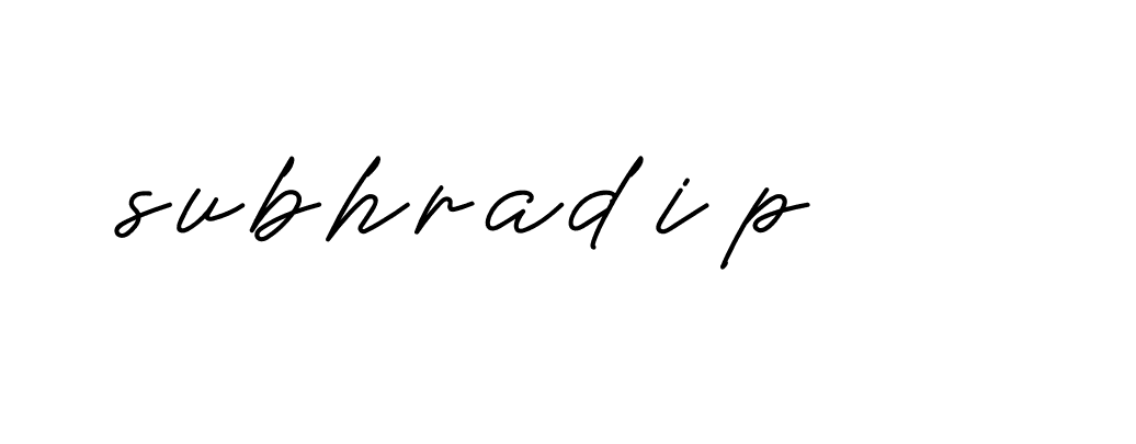 Signature of subhradip