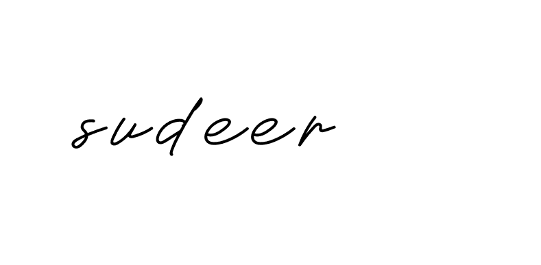 Signature of sudeer