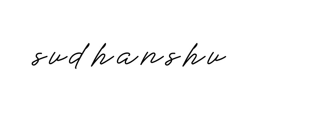 Signature of sudhanshu