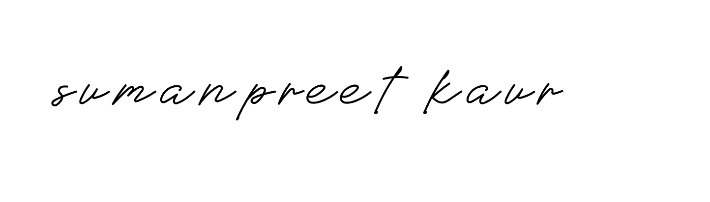 Signature of sumanpreet-kaur