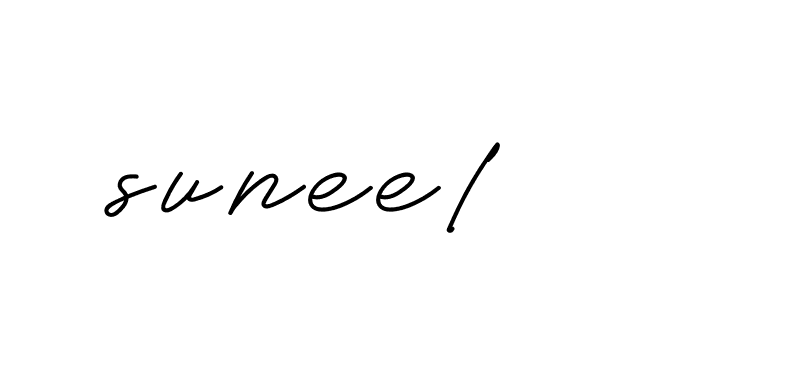 Signature of suneel