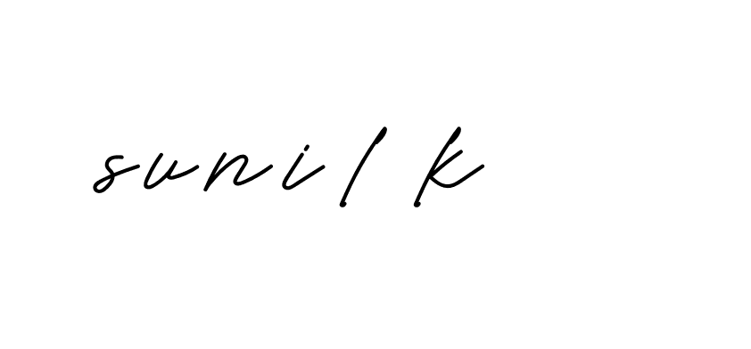 Signature of sunil-k