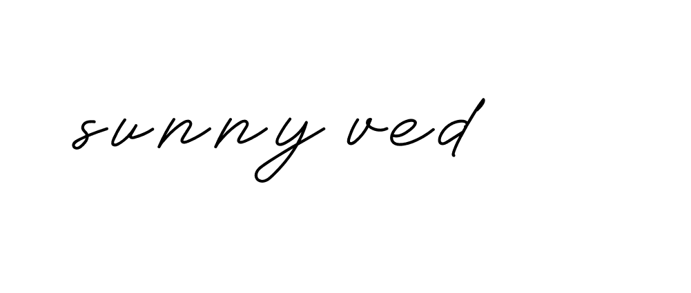 Signature of sunny-ved