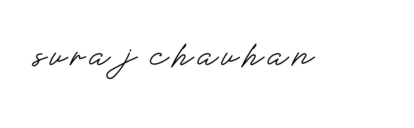 Signature of suraj-chauhan-