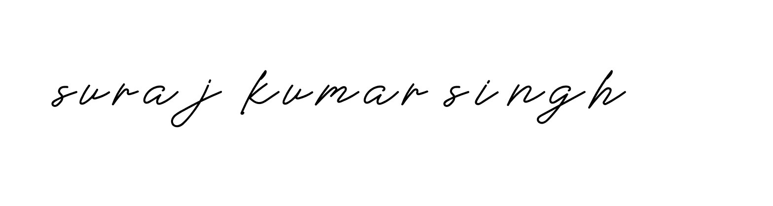 Signature of suraj-kumar-singh