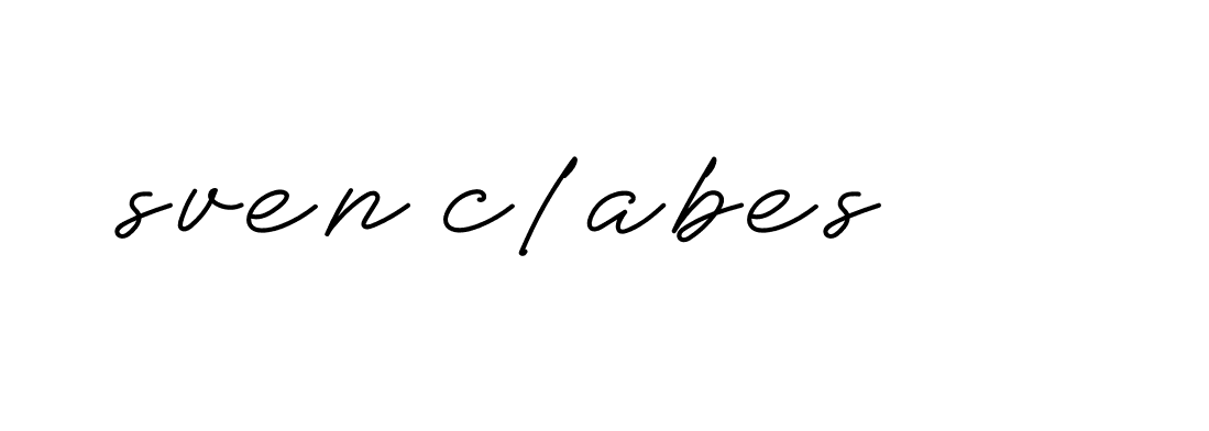 Signature of sven-clabes