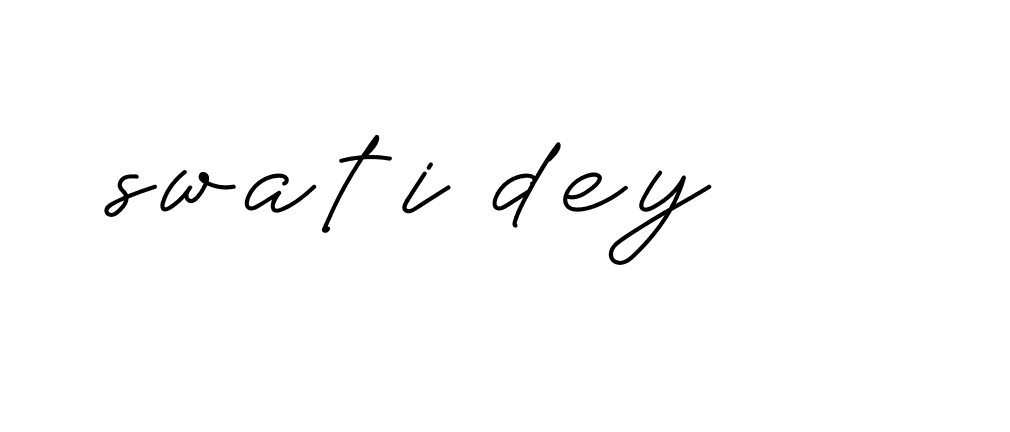 Signature of swati-dey