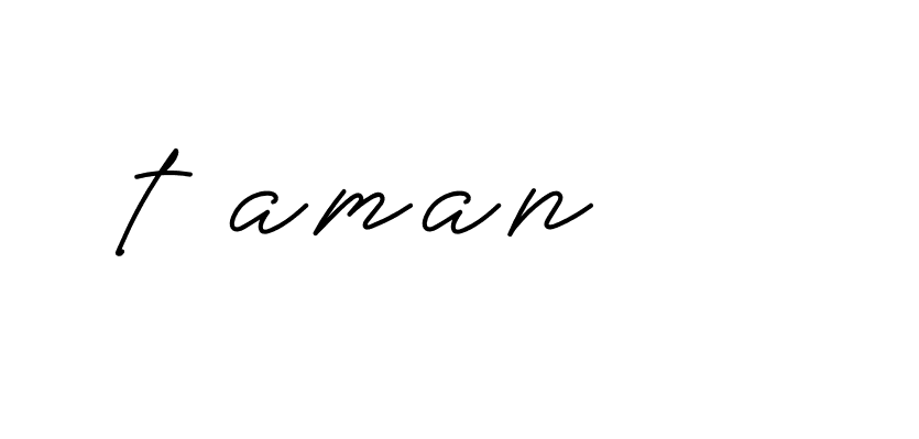 Signature of t-aman