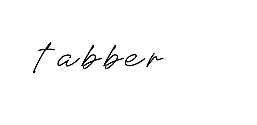 Signature of tabber