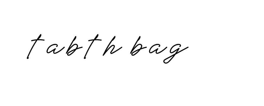 Signature of tabth-bag