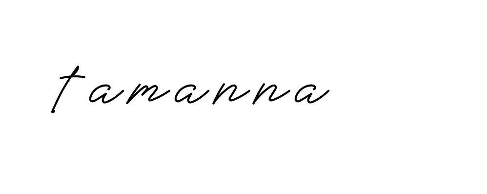 Signature of tamanna-