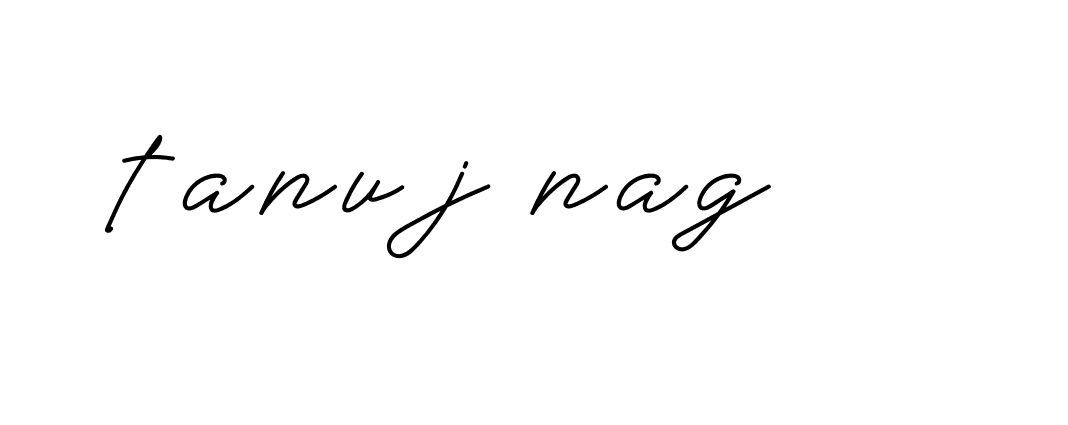 Signature of tanuj-nag