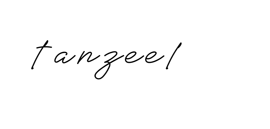 Signature of tanzeel