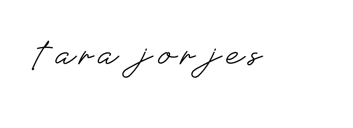 Signature of tara-jorjes