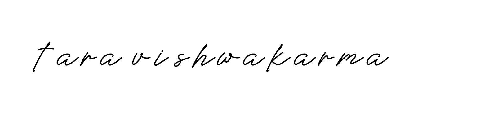 Signature of tara-vishwakarma-