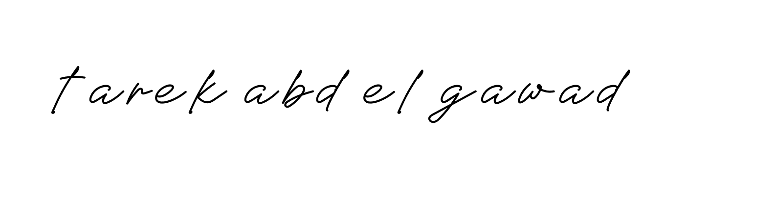 Signature of tarek-abd-el-gawad