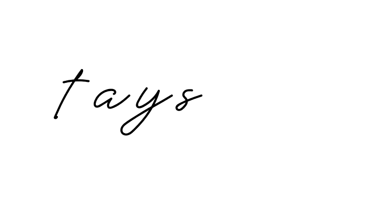 Signature of tays-