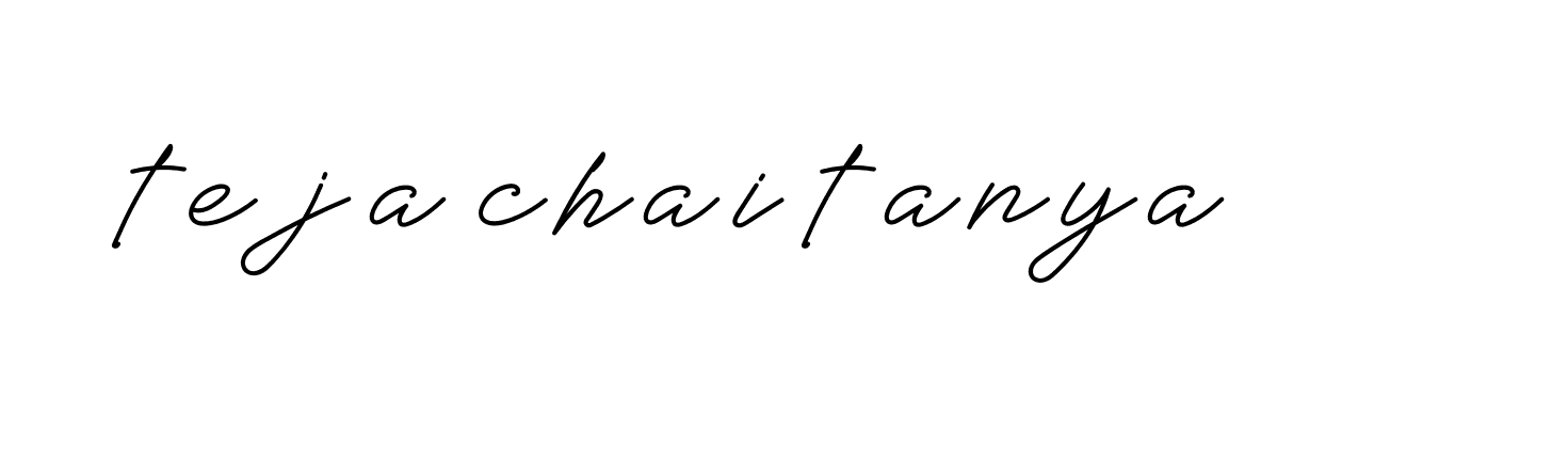 Signature of teja-chaitanya-